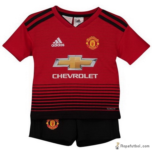 Camiseta Manchester United Replica Primera Ropa Niños 2018/19 Rojo